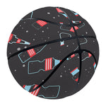 Cola Bottle Pattern Print Basketball