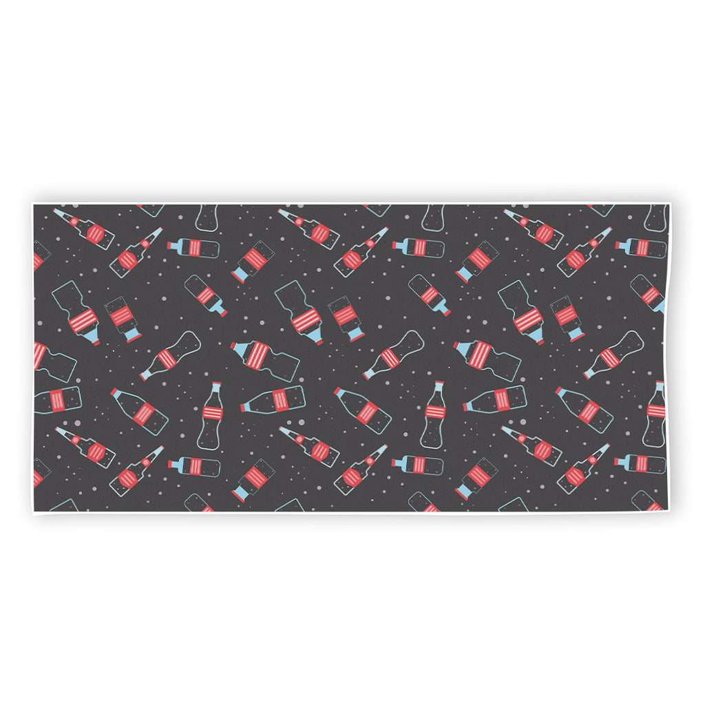 Cola Bottle Pattern Print Beach Towel