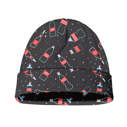 Cola Bottle Pattern Print Beanie