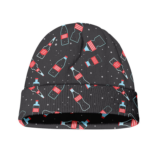 Cola Bottle Pattern Print Beanie