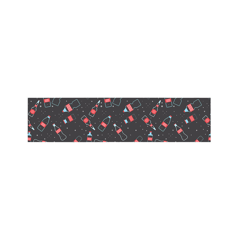Cola Bottle Pattern Print Bed Runner