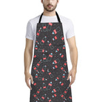 Cola Bottle Pattern Print Bib Apron With Pocket