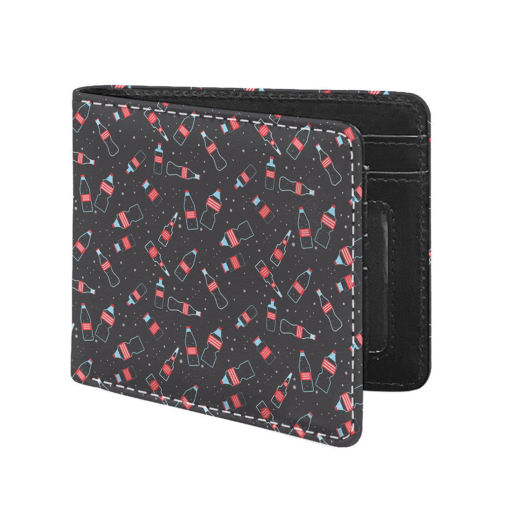 Cola Bottle Pattern Print Bifold Wallet