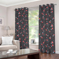 Cola Bottle Pattern Print Dimout Grommet Curtains