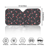 Cola Bottle Pattern Print Car Windshield Sun Shade