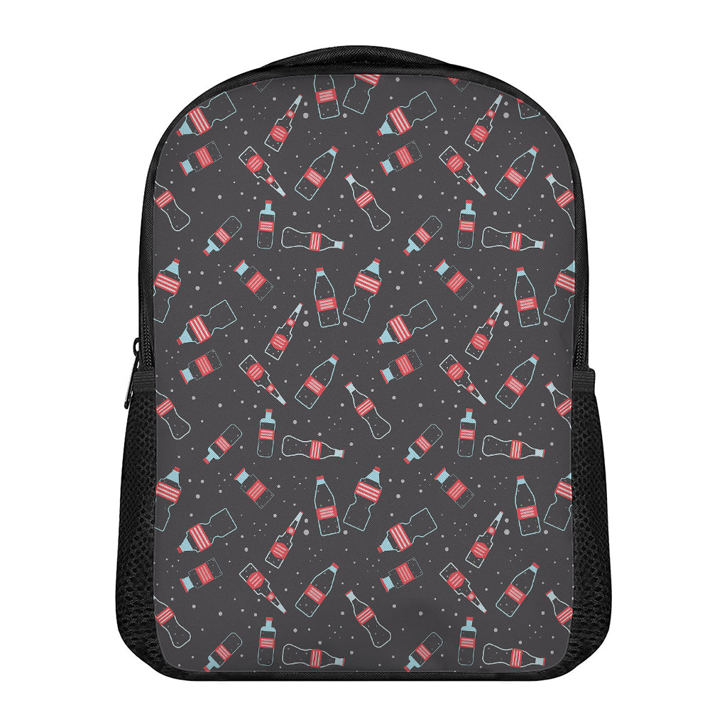 Cola Bottle Pattern Print Casual Backpack