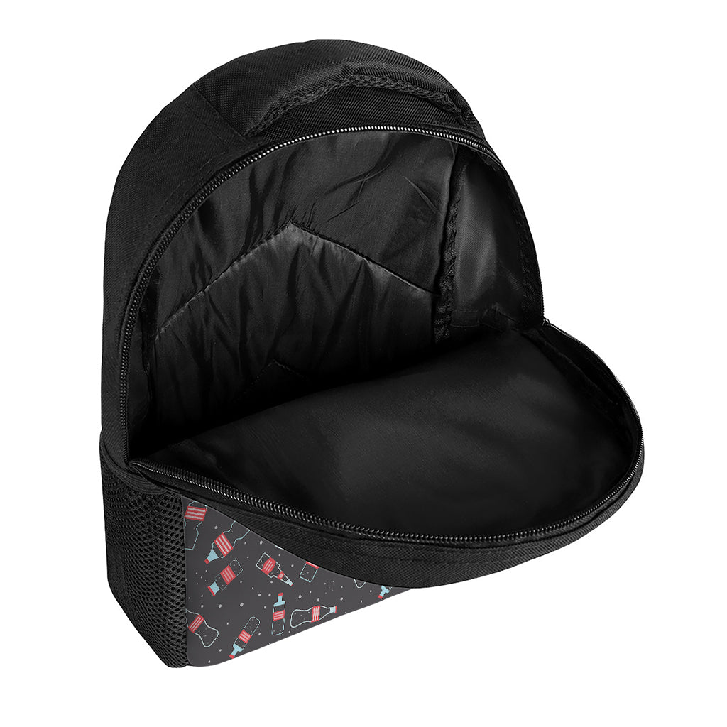 Cola Bottle Pattern Print Casual Backpack