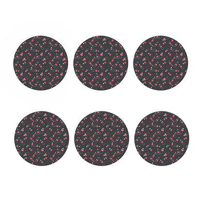 Cola Bottle Pattern Print Coaster Set