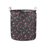 Cola Bottle Pattern Print Collapsible Laundry Basket