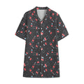 Cola Bottle Pattern Print Cotton Hawaiian Shirt