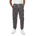 Cola Bottle Pattern Print Cotton Sweatpants