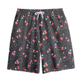 Cola Bottle Pattern Print Cotton Shorts
