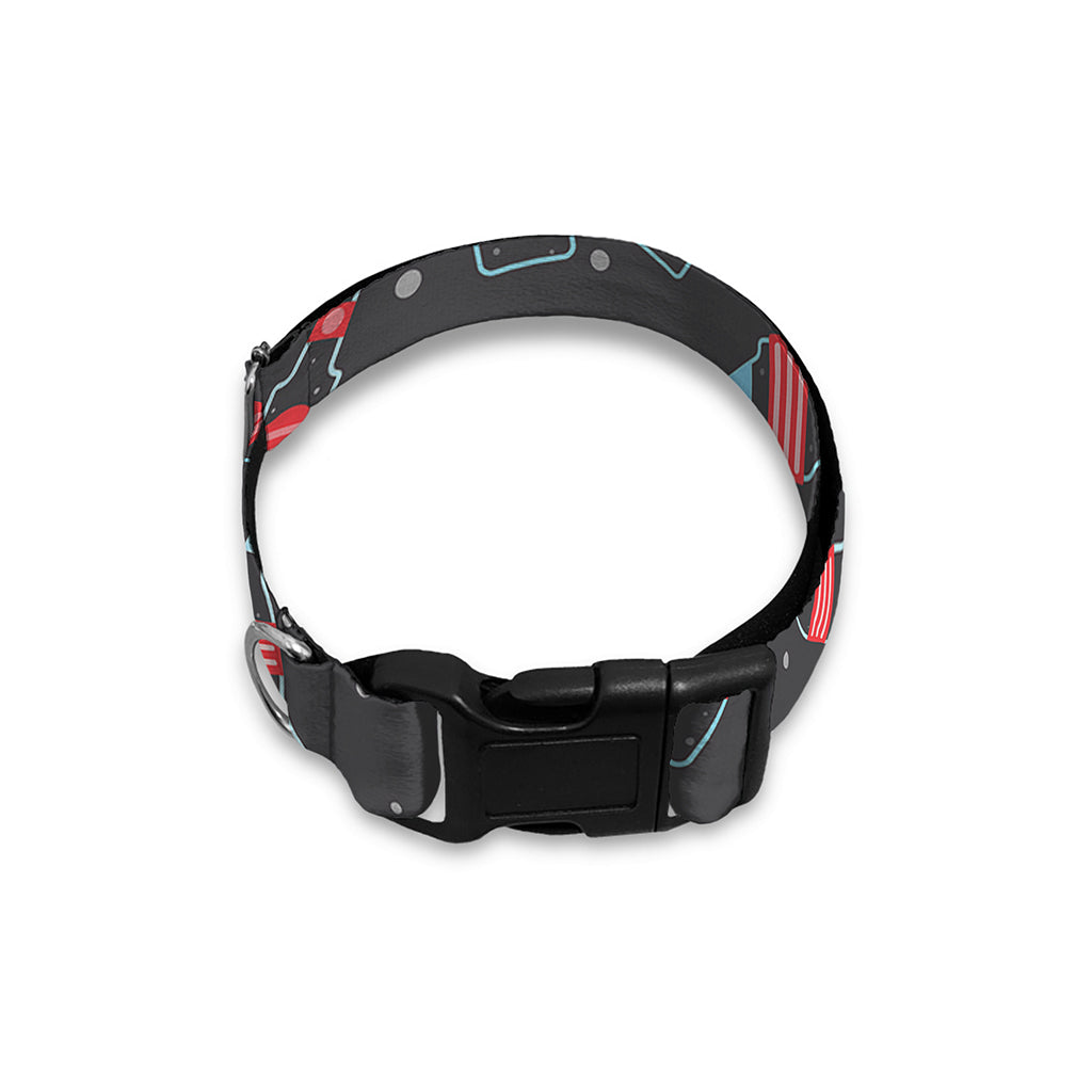 Cola Bottle Pattern Print Dog Collar