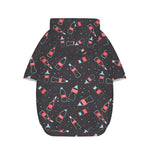 Cola Bottle Pattern Print Dog Zip Up Hoodie