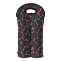 Cola Bottle Pattern Print Double Neoprene Wine Tote