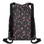 Cola Bottle Pattern Print Drawstring Backpack