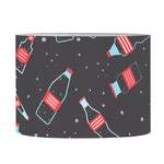 Cola Bottle Pattern Print Drum Lamp Shade