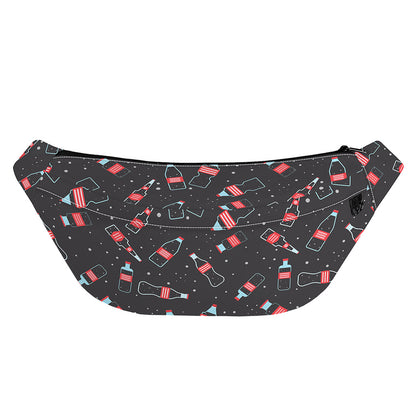 Cola Bottle Pattern Print Fanny Pack