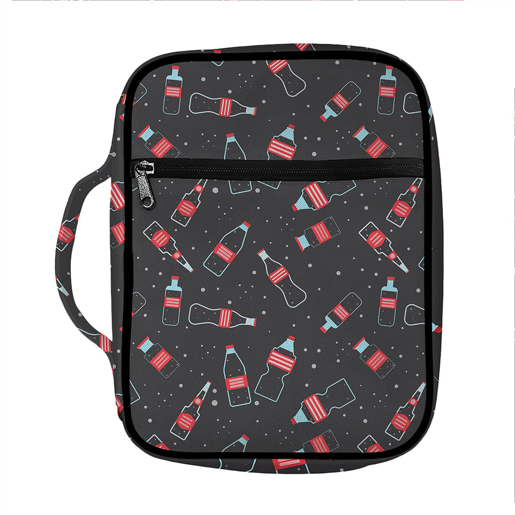 Cola Bottle Pattern Print Front Pocket Bible Bag