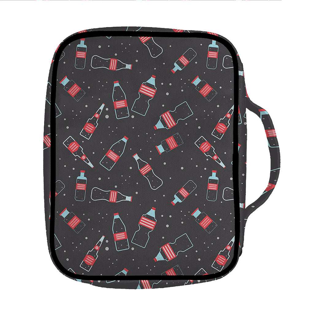 Cola Bottle Pattern Print Front Pocket Bible Bag