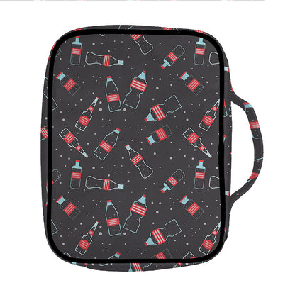 Cola Bottle Pattern Print Front Pocket Bible Bag