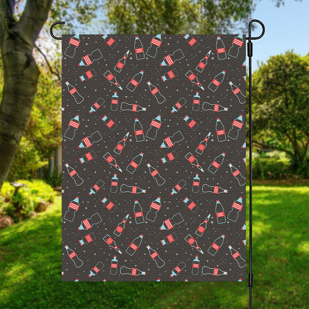 Cola Bottle Pattern Print Garden Flag