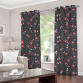 Cola Bottle Pattern Print Grommet Curtains