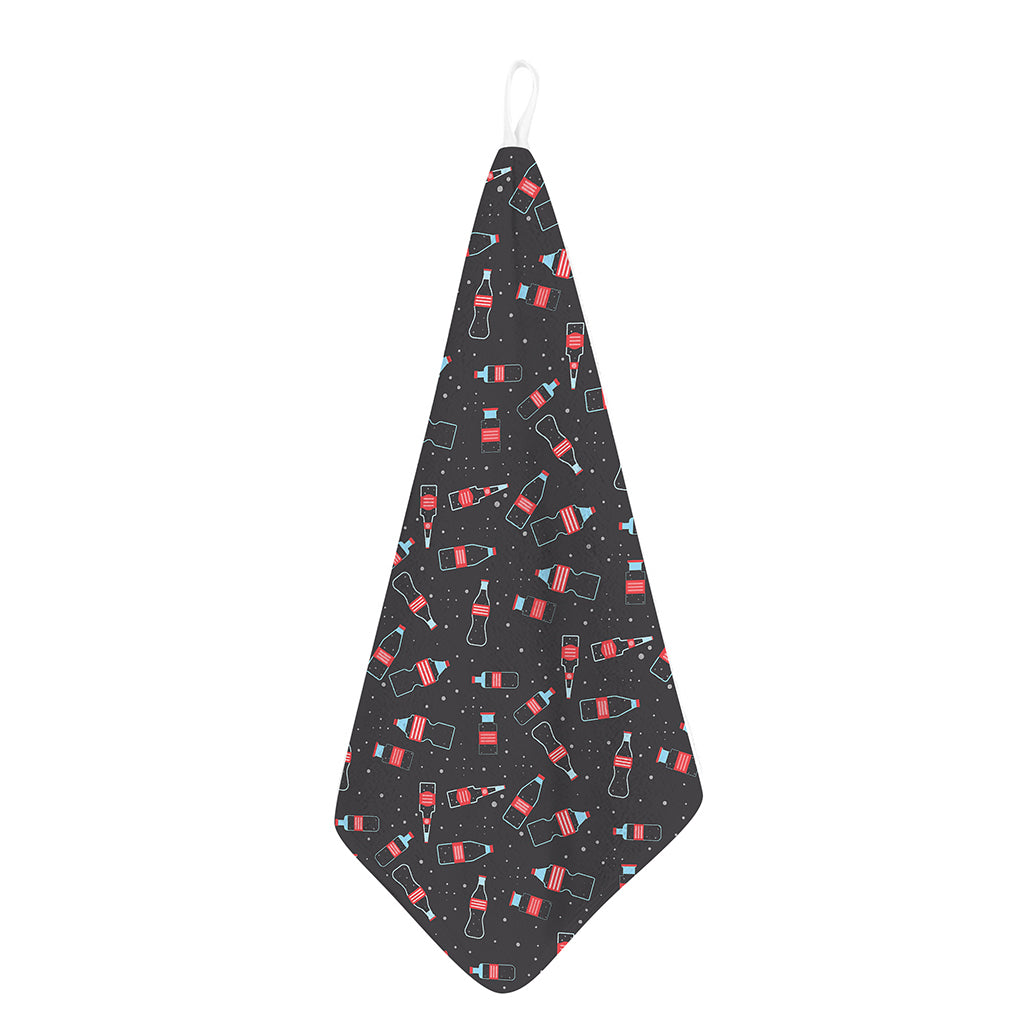 Cola Bottle Pattern Print Hand Towel