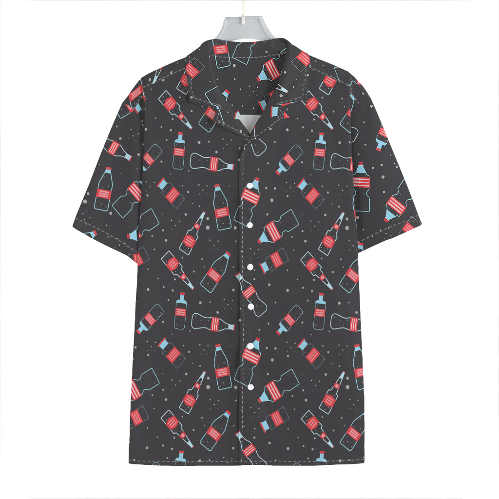 Cola Bottle Pattern Print Hawaiian Shirt
