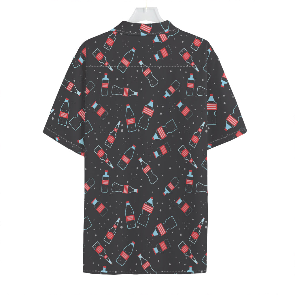 Cola Bottle Pattern Print Hawaiian Shirt