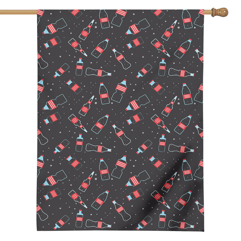 Cola Bottle Pattern Print House Flag