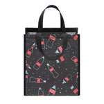 Cola Bottle Pattern Print Insulated Lunch Tote