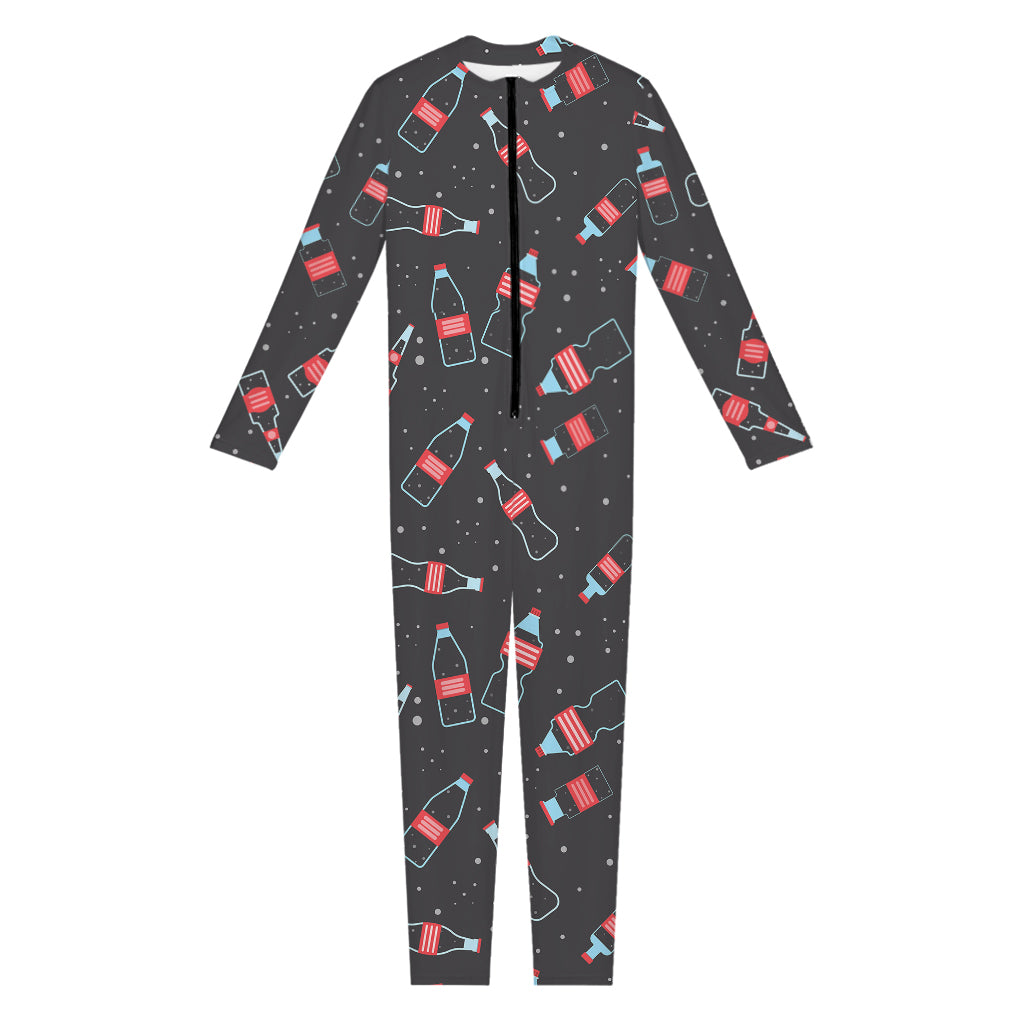 Cola Bottle Pattern Print Jumpsuit