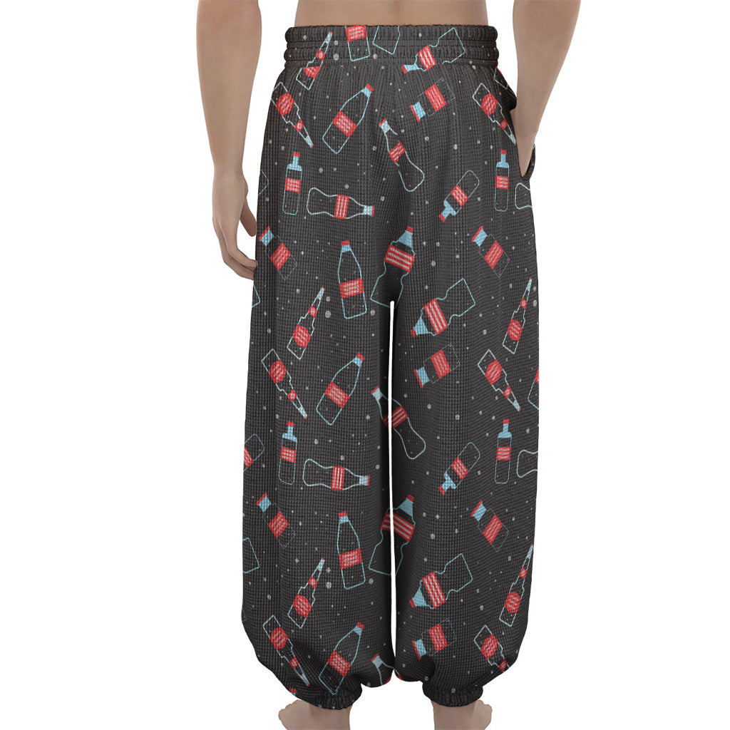 Cola Bottle Pattern Print Lantern Pants