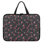 Cola Bottle Pattern Print Laptop Sleeve With Handle