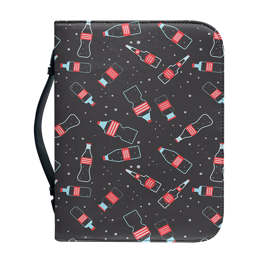 Cola Bottle Pattern Print Leather Bible Cover