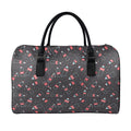 Cola Bottle Pattern Print Leather Duffel Bag
