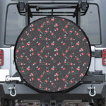 Cola Bottle Pattern Print Leather Spare Tire Cover