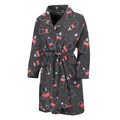 Cola Bottle Pattern Print Men's Bathrobe
