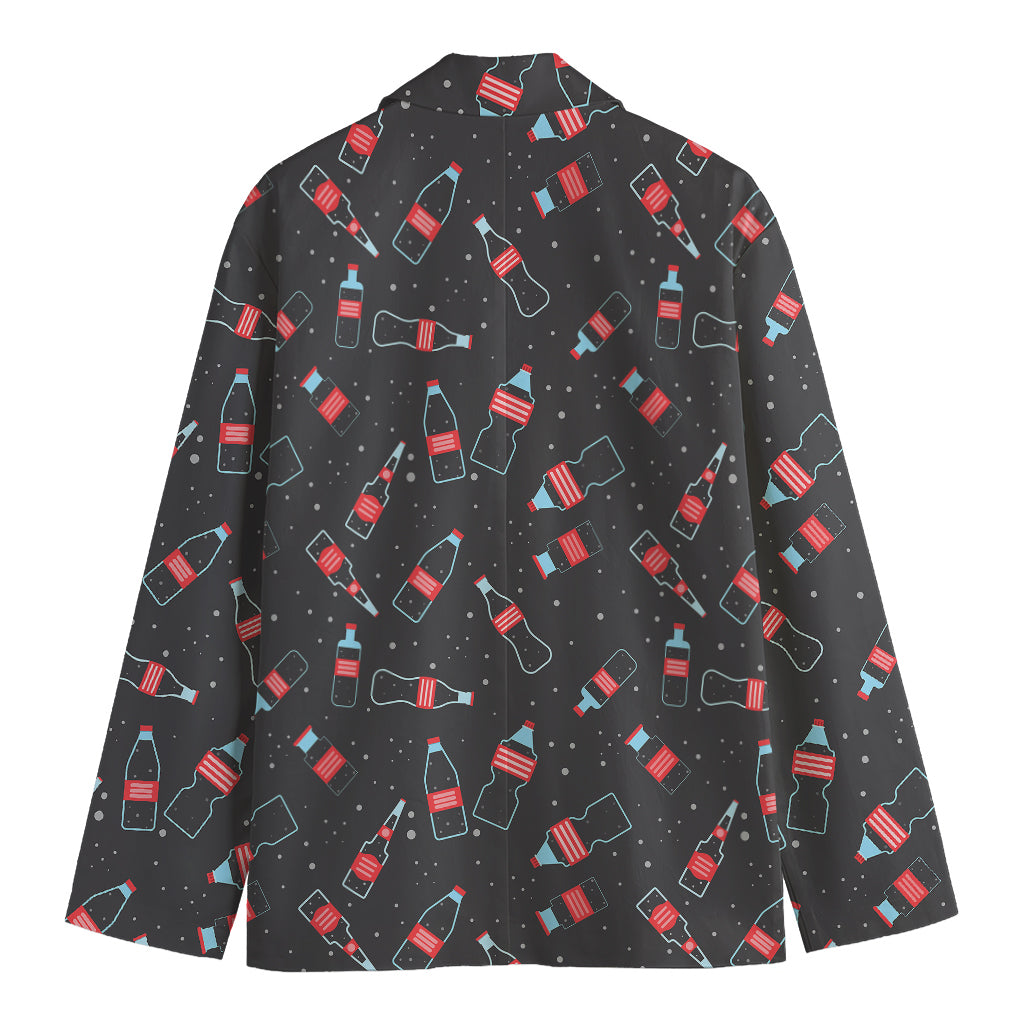 Cola Bottle Pattern Print Men's Blazer
