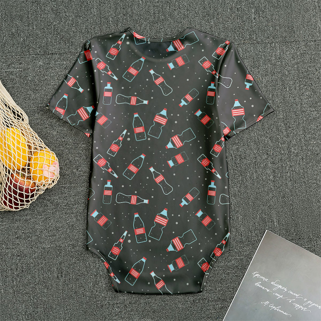 Cola Bottle Pattern Print Men's Bodysuit
