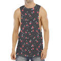 Cola Bottle Pattern Print Men's Muscle Tank Top