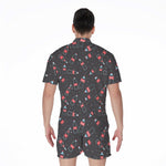 Cola Bottle Pattern Print Men's Rompers