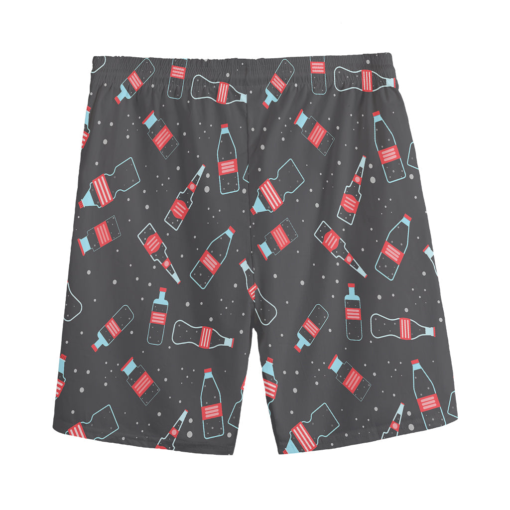 Cola Bottle Pattern Print Men's Sports Shorts