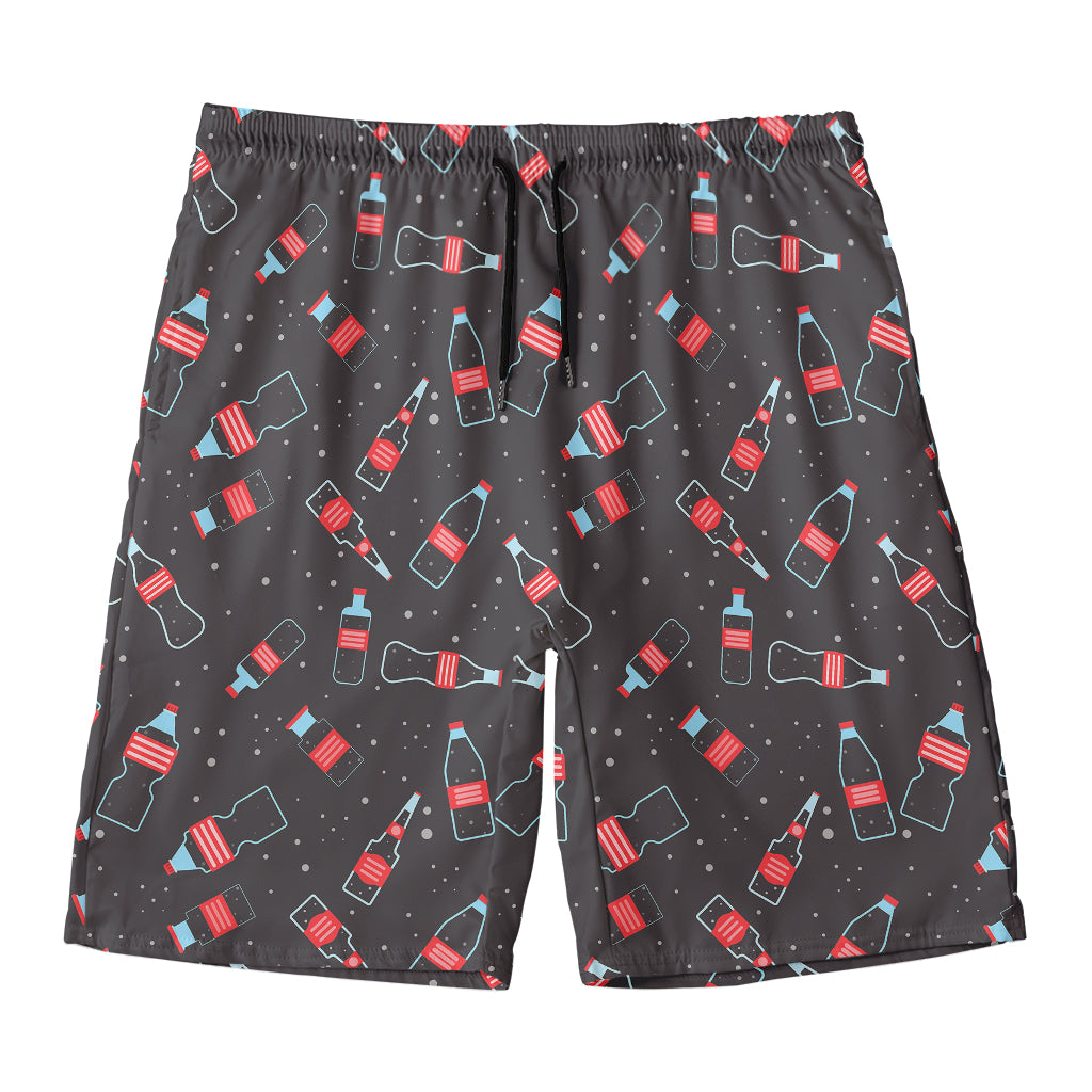 Cola Bottle Pattern Print Men's Swim Trunks
