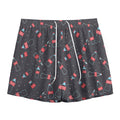 Cola Bottle Pattern Print Mesh Shorts