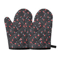 Cola Bottle Pattern Print Oven Mitts