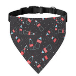 Cola Bottle Pattern Print Over The Collar Dog Bandana