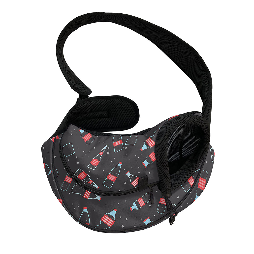 Cola Bottle Pattern Print Pet Sling Carrier