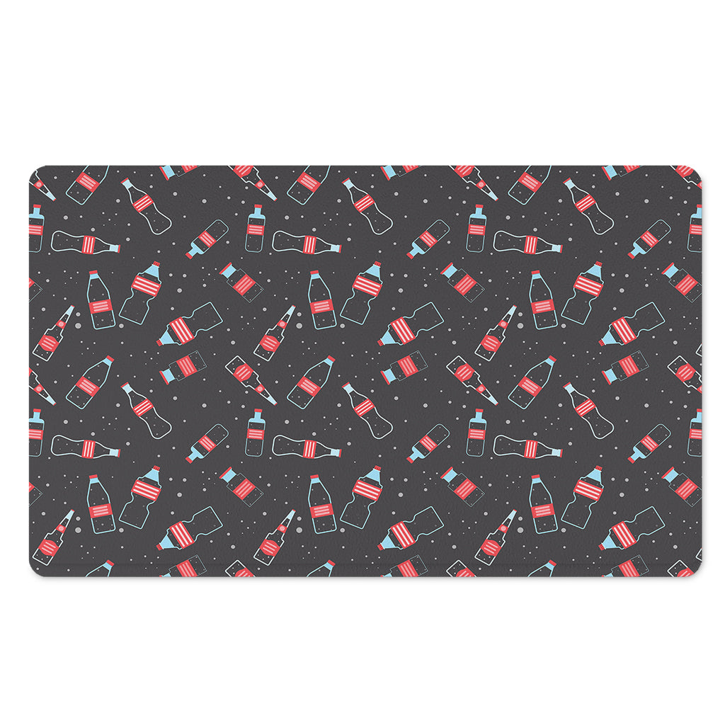 Cola Bottle Pattern Print Polyester Doormat